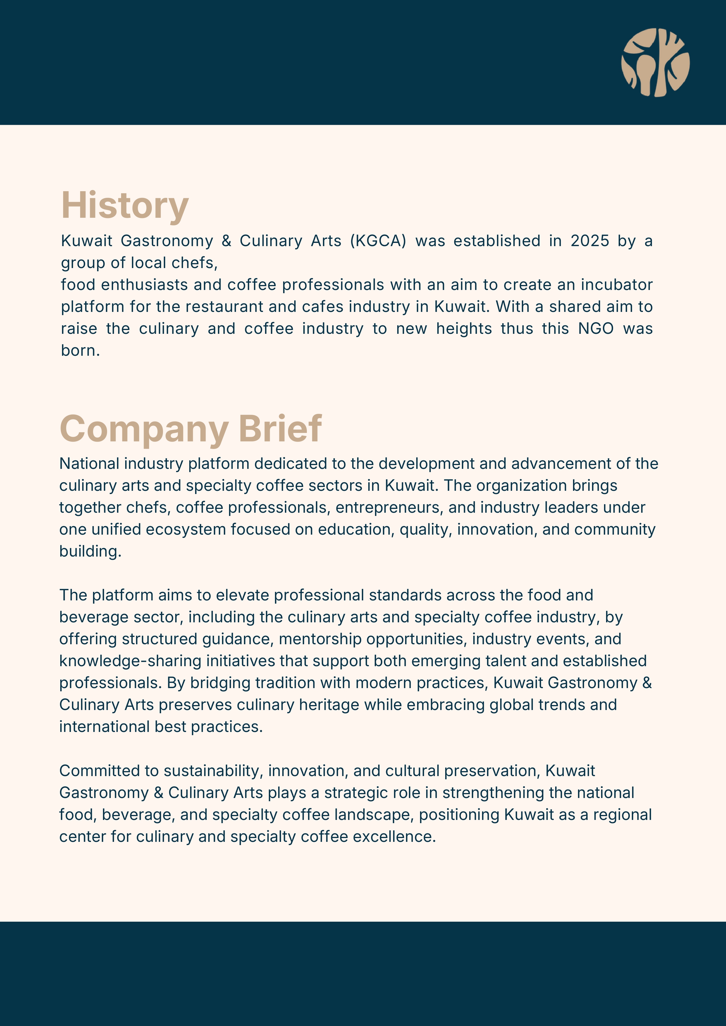 Membership booklet page 1